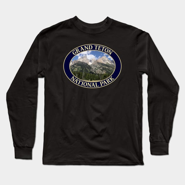 Grand Teton National Park in Wyoming Long Sleeve T-Shirt by GentleSeas